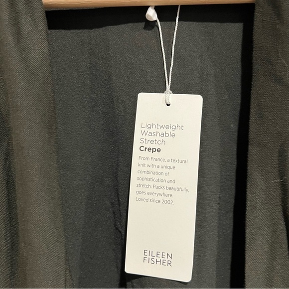 NWT Eileen Fisher Washable Stretch Long Cardigan - Picture 7 of 11